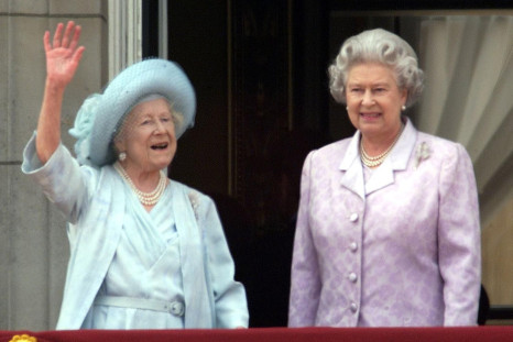 Queen Elizabeth with the Queen Mother