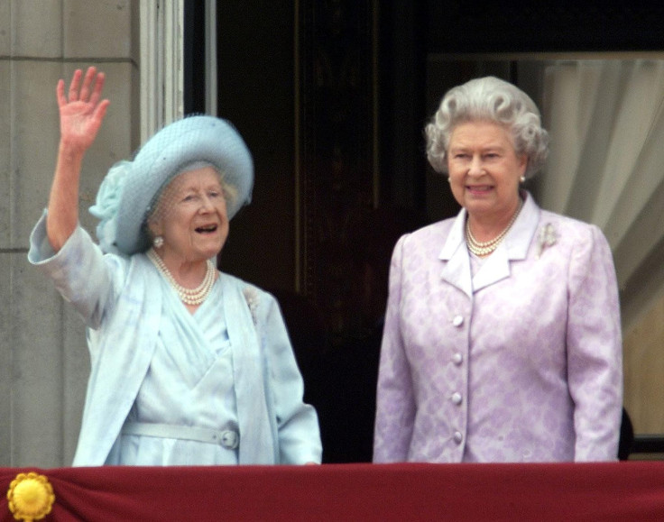 Queen Elizabeth with the Queen Mother