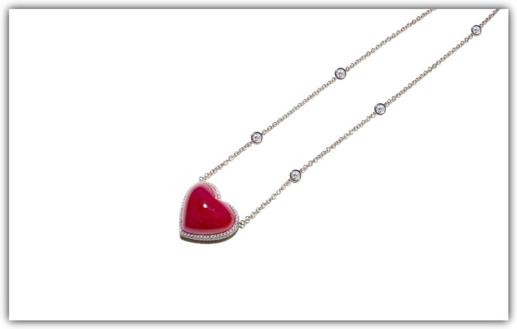 Bayco ruby and diamond pendant