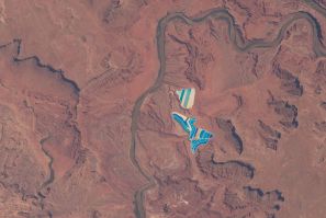 Solar Evaporation Ponds Moab Utah