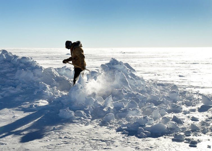 shoveling