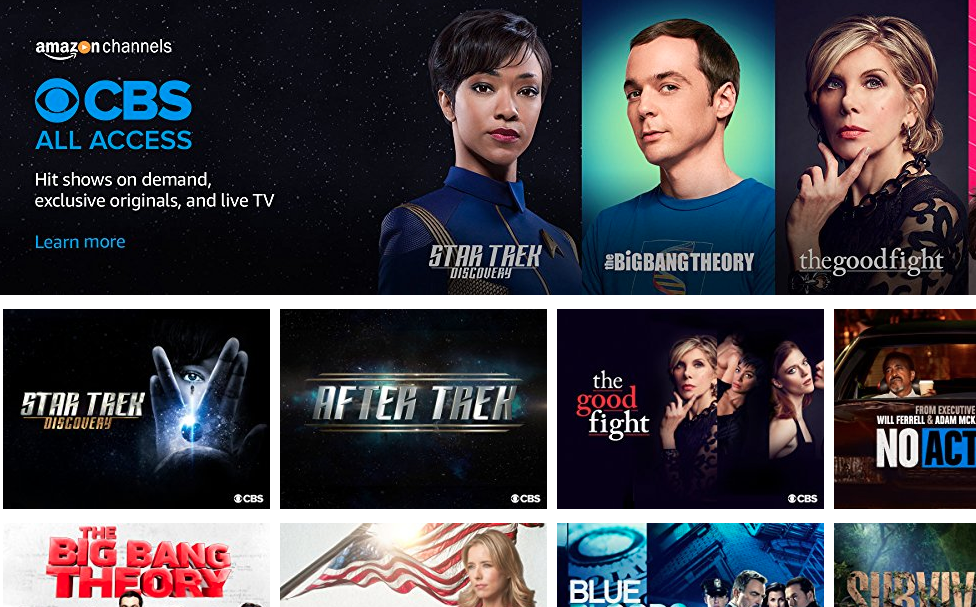Amazon Channels Prime List Platform Adds CBS All Access For Extra 10