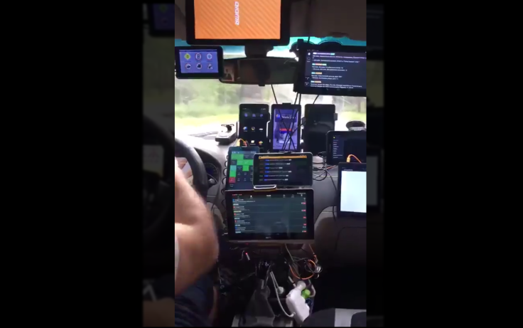 Mining for Bitcoin while driving