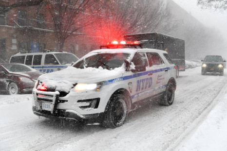 new York Police Department investigate a violent car crash on Staten Island 