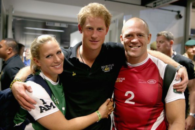 Zara Tindall, Prince Harry, Mike Tindall