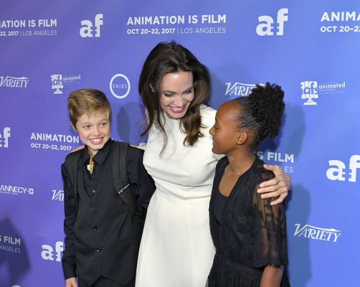 Angelina Jolie With Shiloh, Zahara
