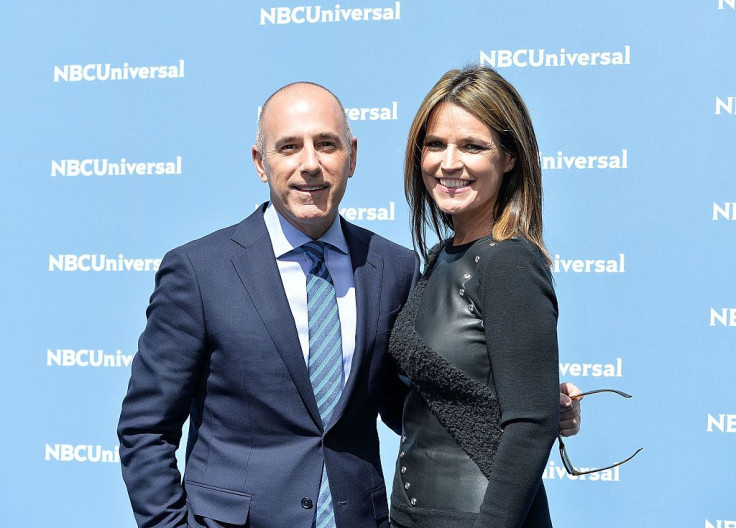 Matt Lauer and Savannah Guthrie