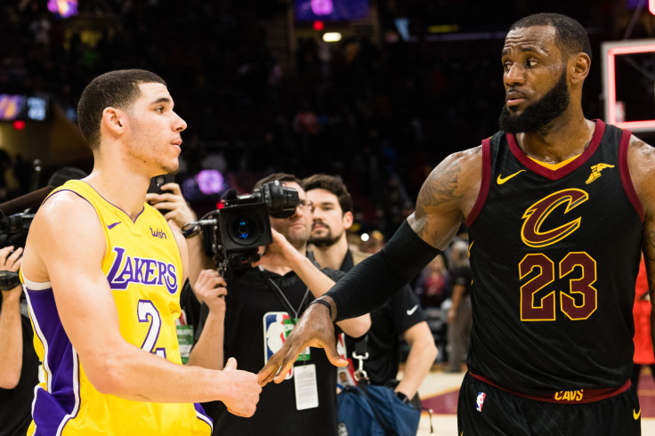 LeBron James Lakers Lonzo Ball