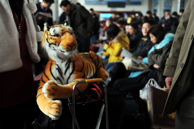 stuffed tiger 