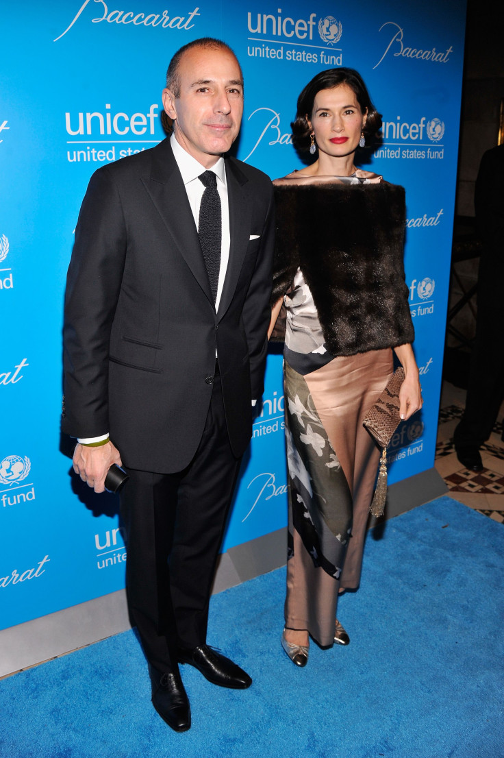 Matt Lauer and Annette Roque