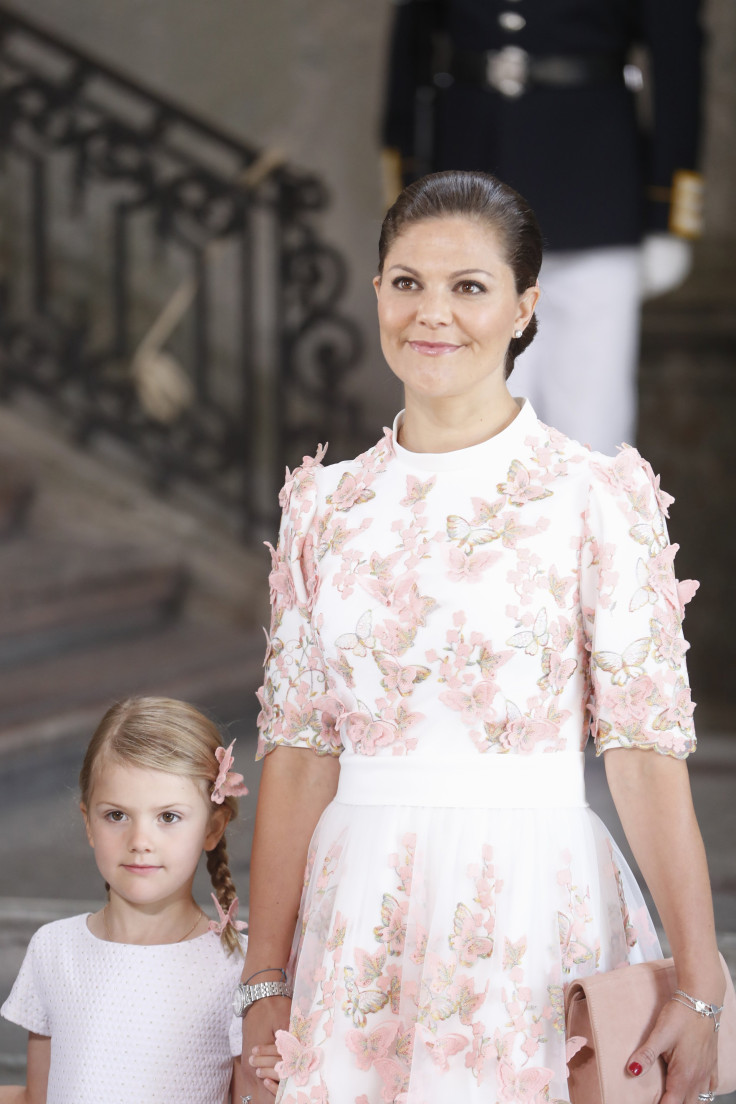 Crown Princess Victoria of Sweden and Princess Estelle