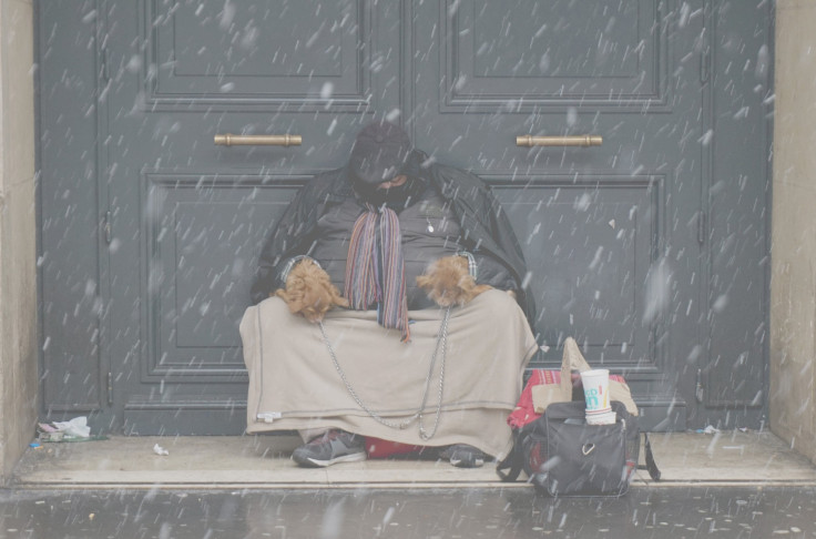 homeless man