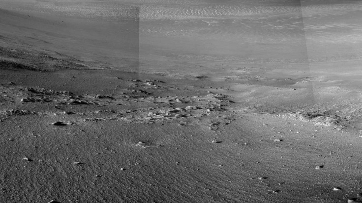 Opportunity Rover Rock Stripes