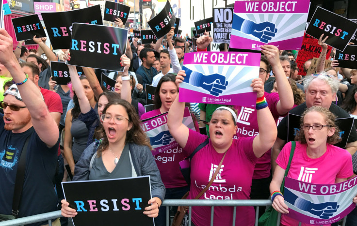 Transgender protest