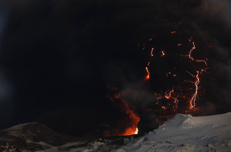 Lava with Lightning