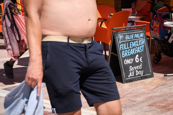 Shirtless man