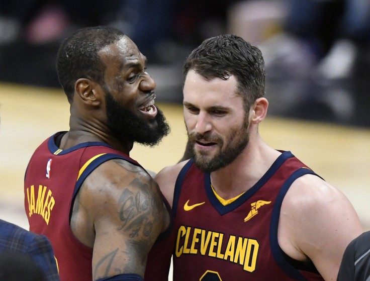 LeBron James and Kevin Love