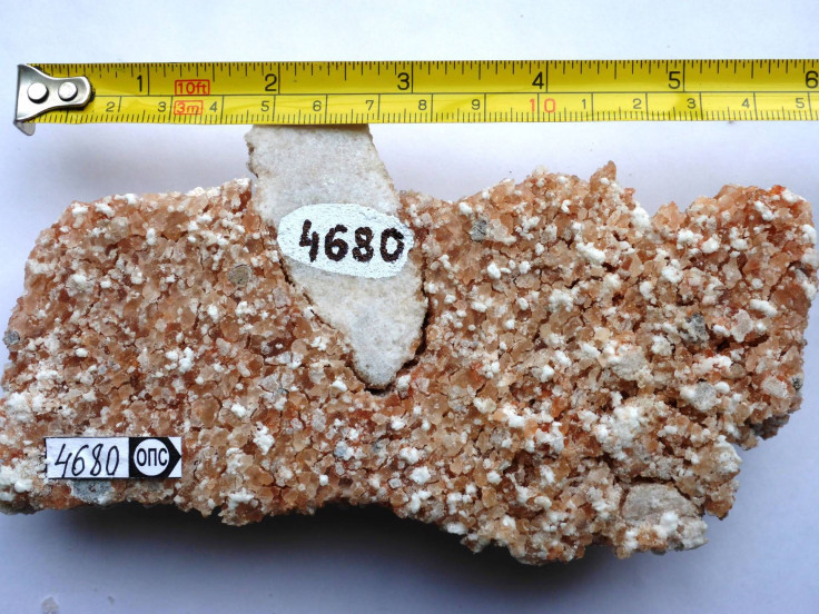 2 billion year old sea salt rock
