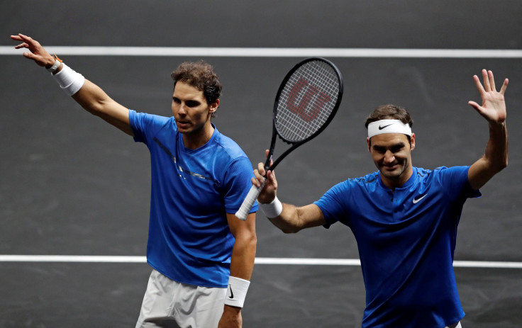 Rafael Nadal and Roger Federer