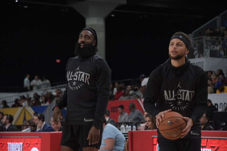 James Harden and Stephen Curry