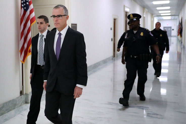 Ex-FBI Deputy Director Andrew McCabe 