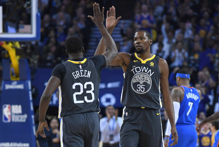 Kevin Durant Draymond Green Warriors