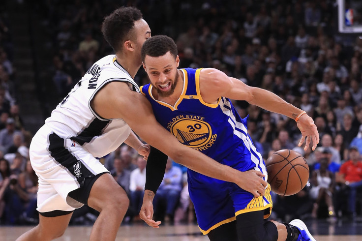 Stephen Curry Warriors Spurs