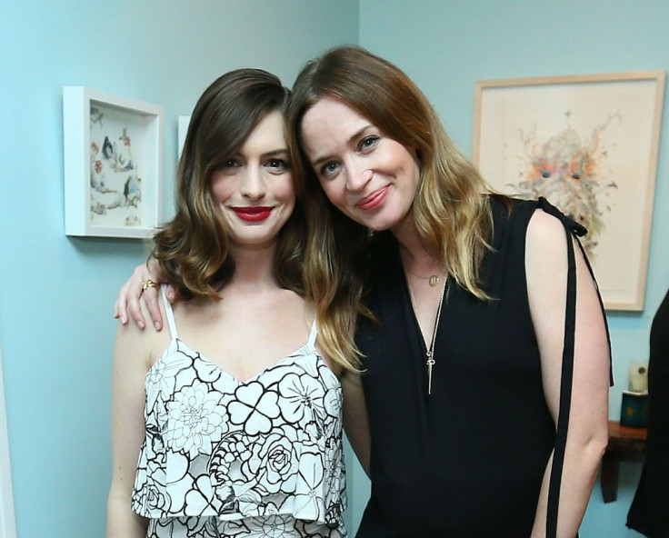 Anne Hathaway and Emily Blunt