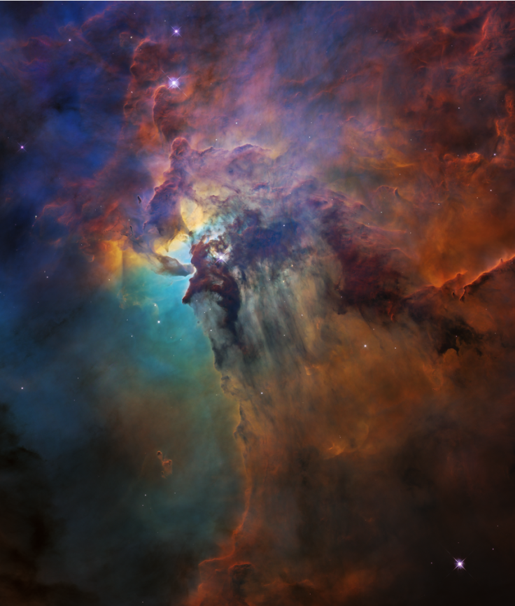 Lagoon Nebula in Visible Light