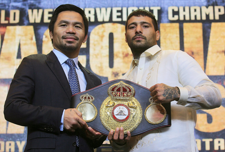 Manny Pacquiao and Lucas Matthysse