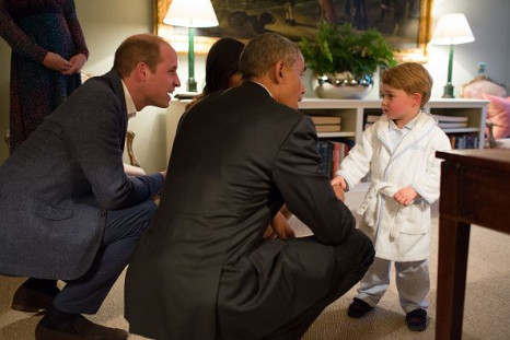 Prince William, Barack Obama, Prince George
