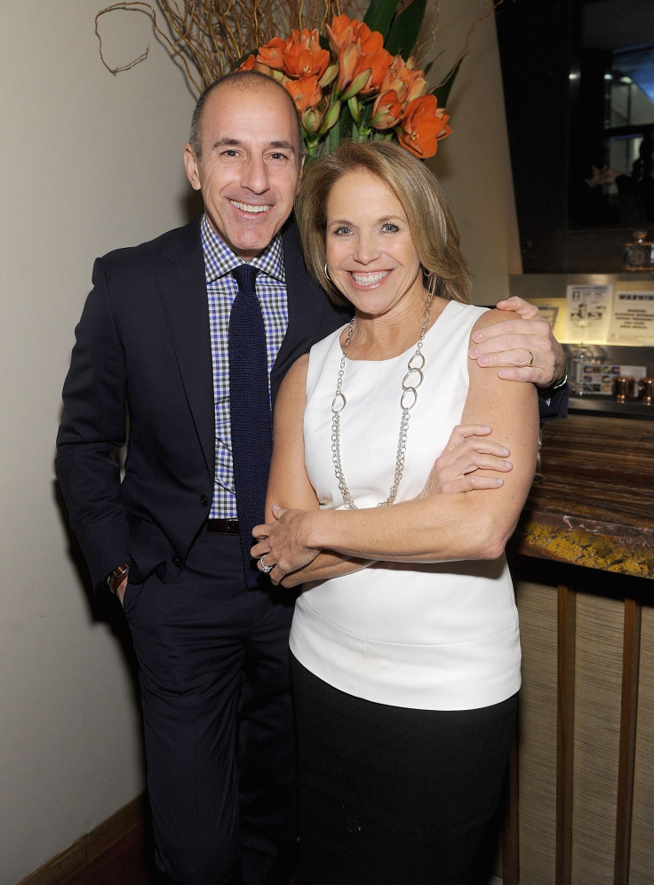 Matt Lauer and Katie Couric