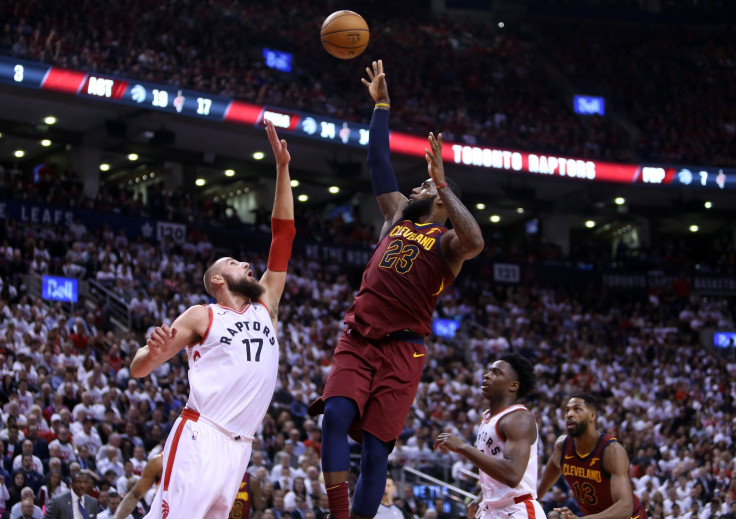 LeBron James Cavaliers Raptors