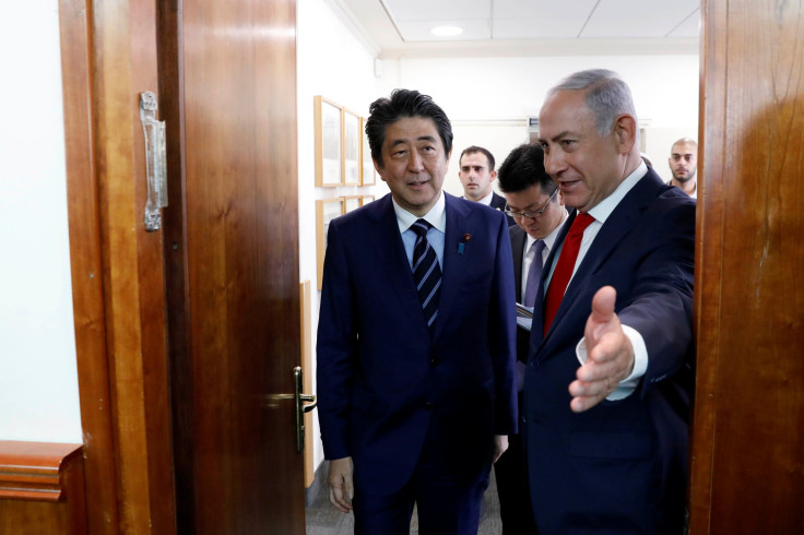 Netanyahu and Shinzo Abe