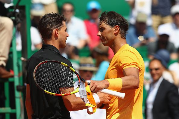 Dominic Thiem and Rafael Nadal
