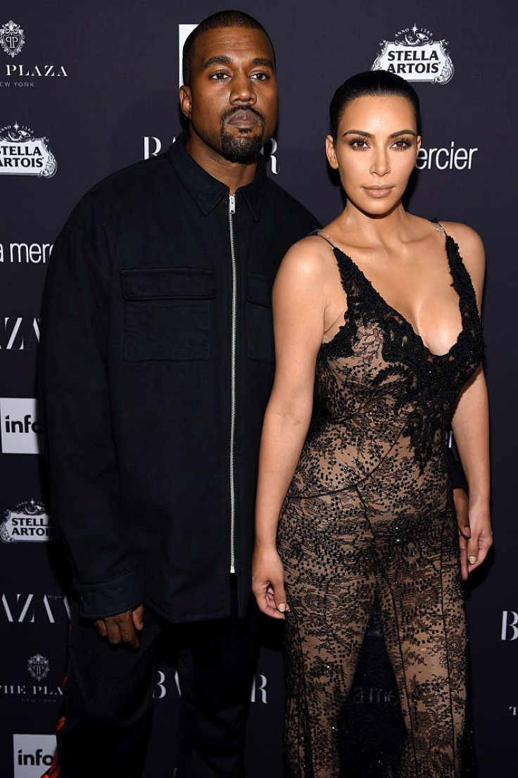 Kanye West and Kim Kardashian
