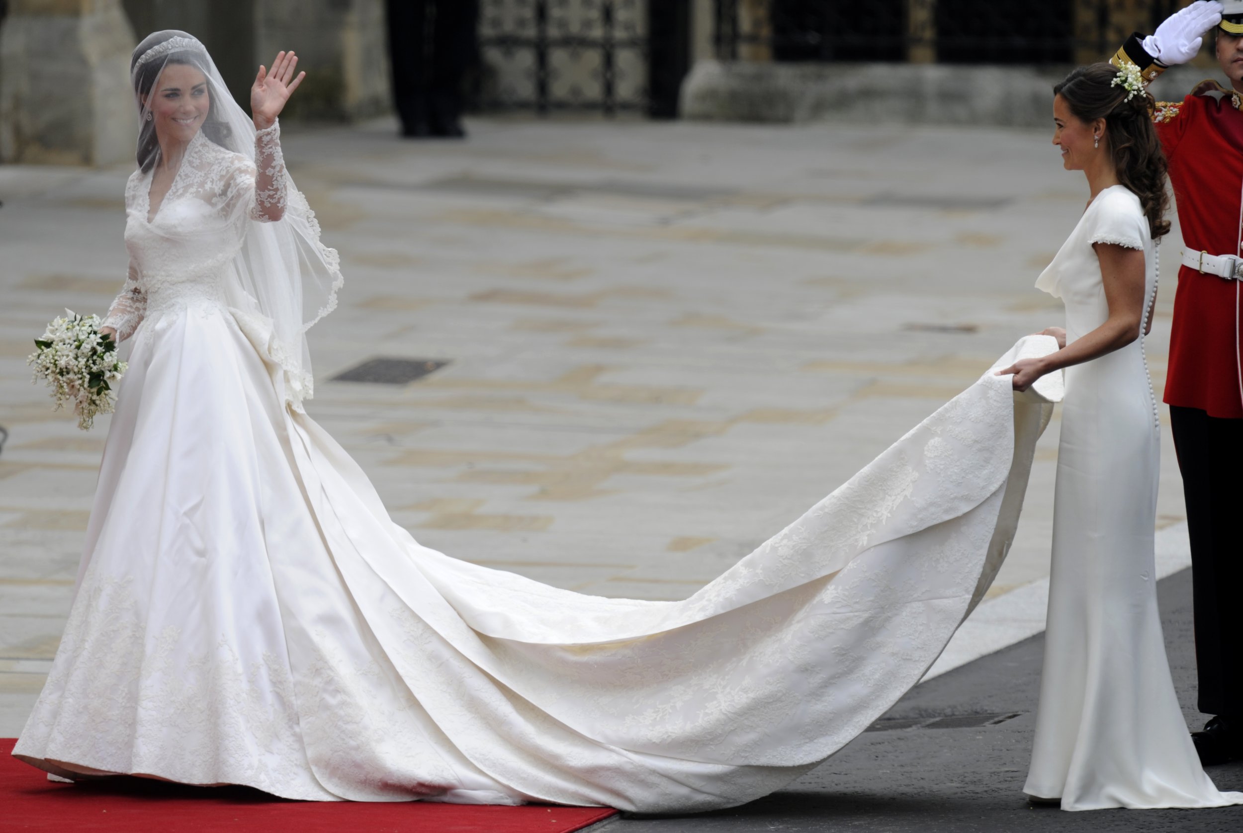 10 sheer celebrity wedding dresses, from Priyanka Chopra's Swarovski  crystal-embellished Ralph Lauren look to Kate Middleton's iconic Grace  Kelly-inspired Alexander McQueen gown | South China Morning Post