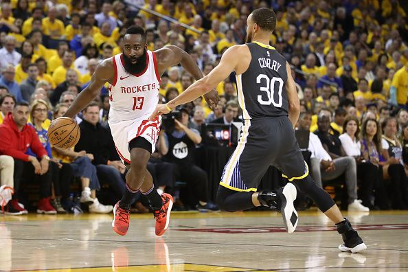 James Harden and Stephen Curry