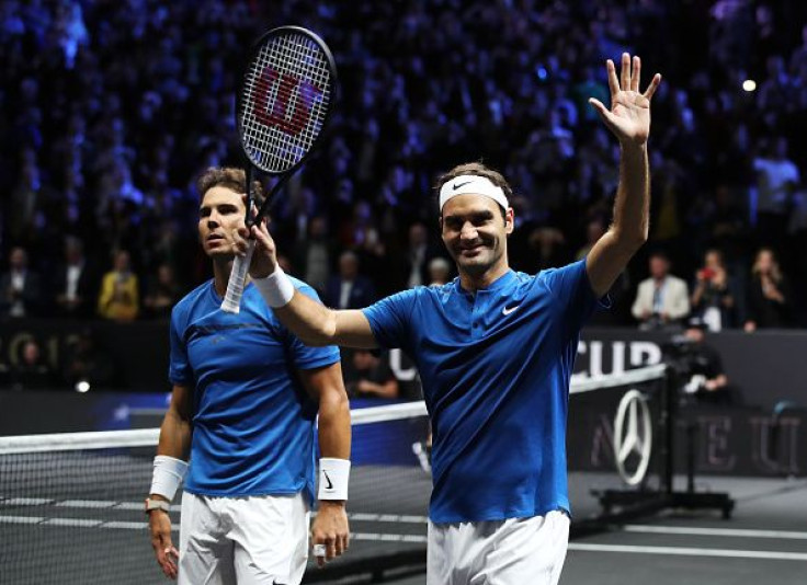 Rafael Nadal and Roger Federer