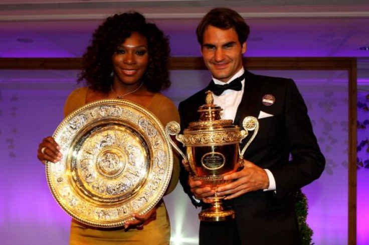 Serena Williams and Roger Federer