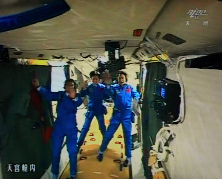 Chinese Astronauts in Tiangong-1