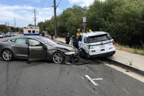 Laguna Beach Tesla Crash