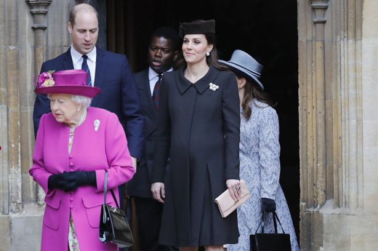 Queen Elizabeth II, Prince William, Kate Middleton