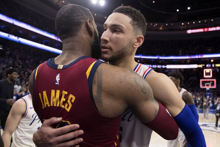 LeBron James and Ben Simmons