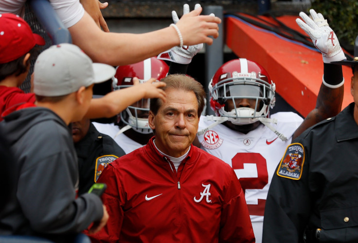 Nick Saban of the Alabama