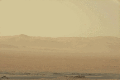 Gale crater dust storm
