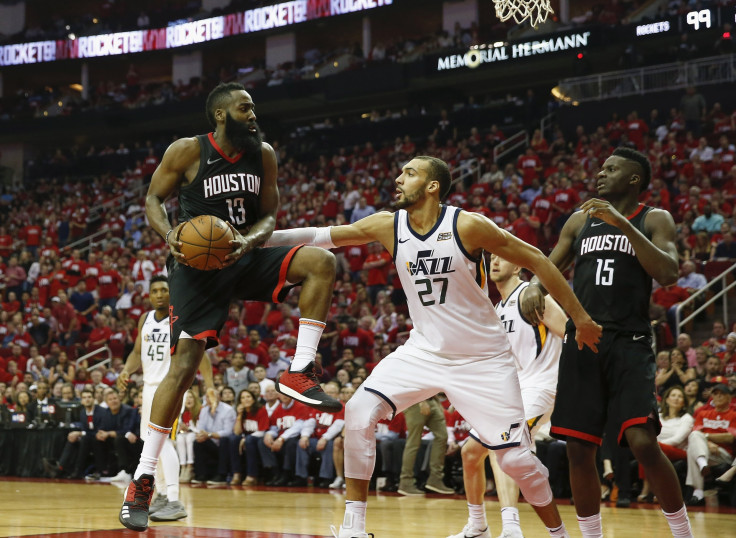 James Harden Rockets Jazz