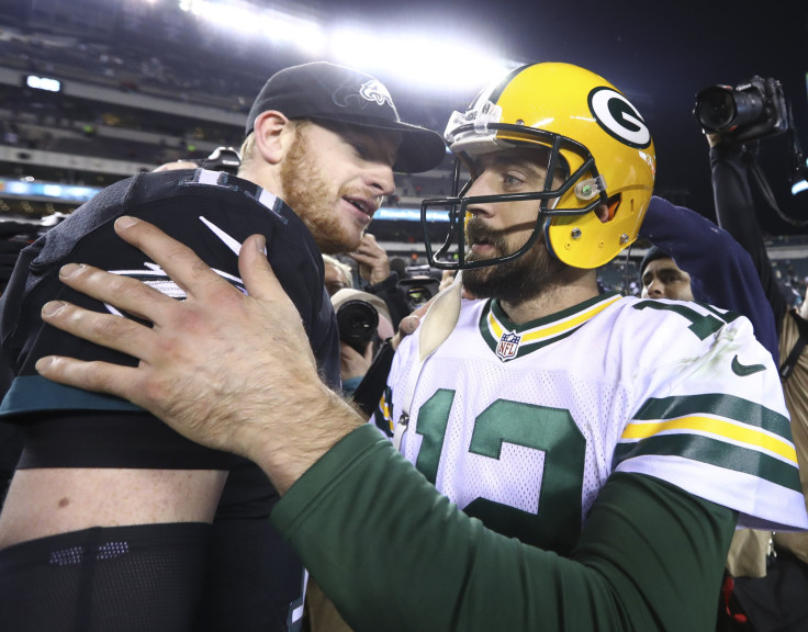 Carson Wentz Aaron Rodgers