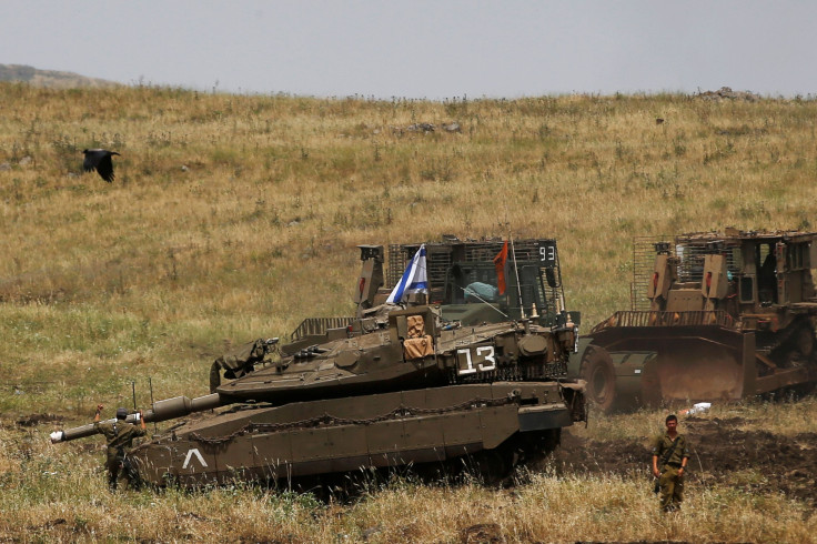 Israel Tanks Golan Heights