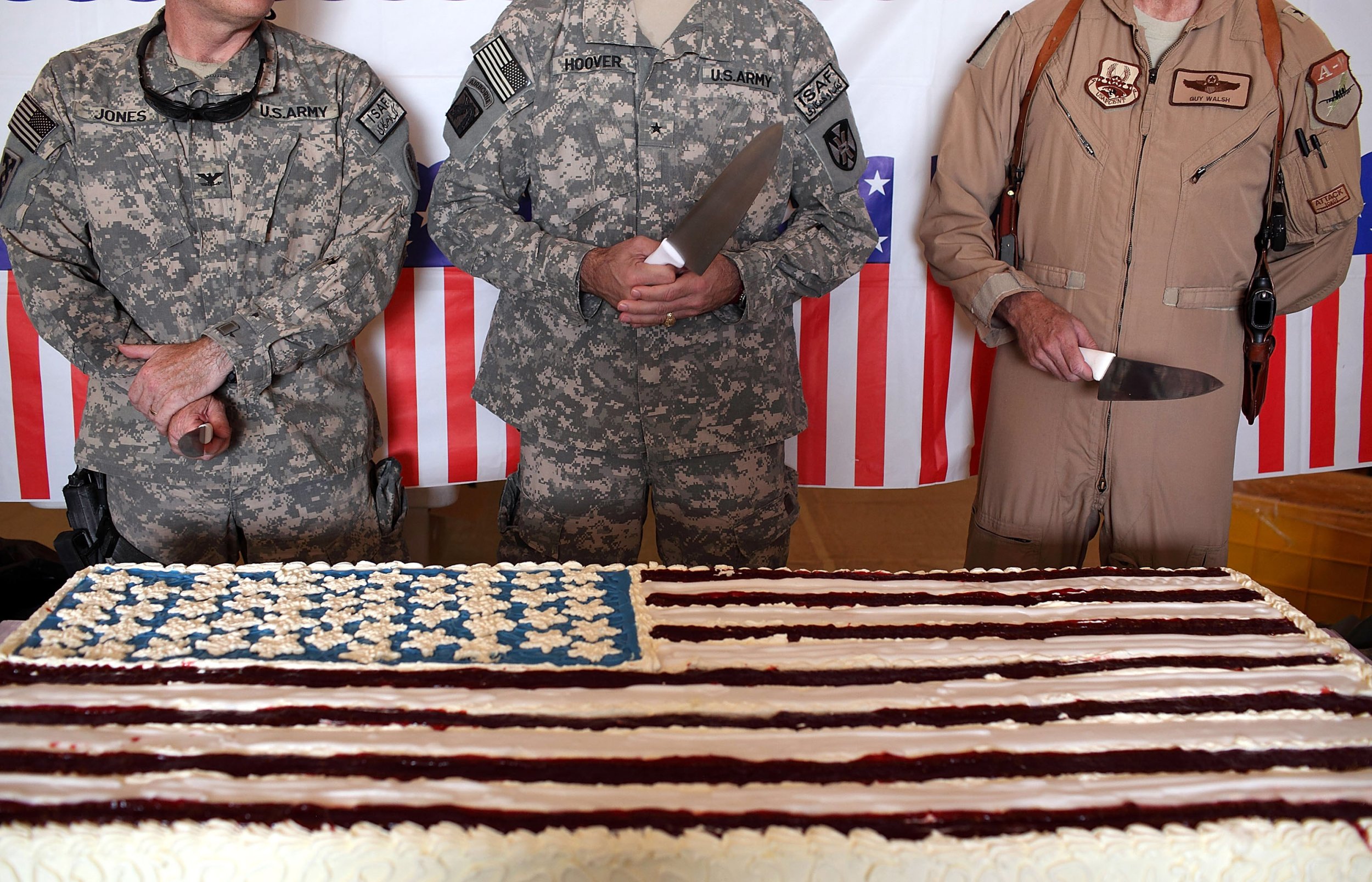 U.S. Flag Cake 